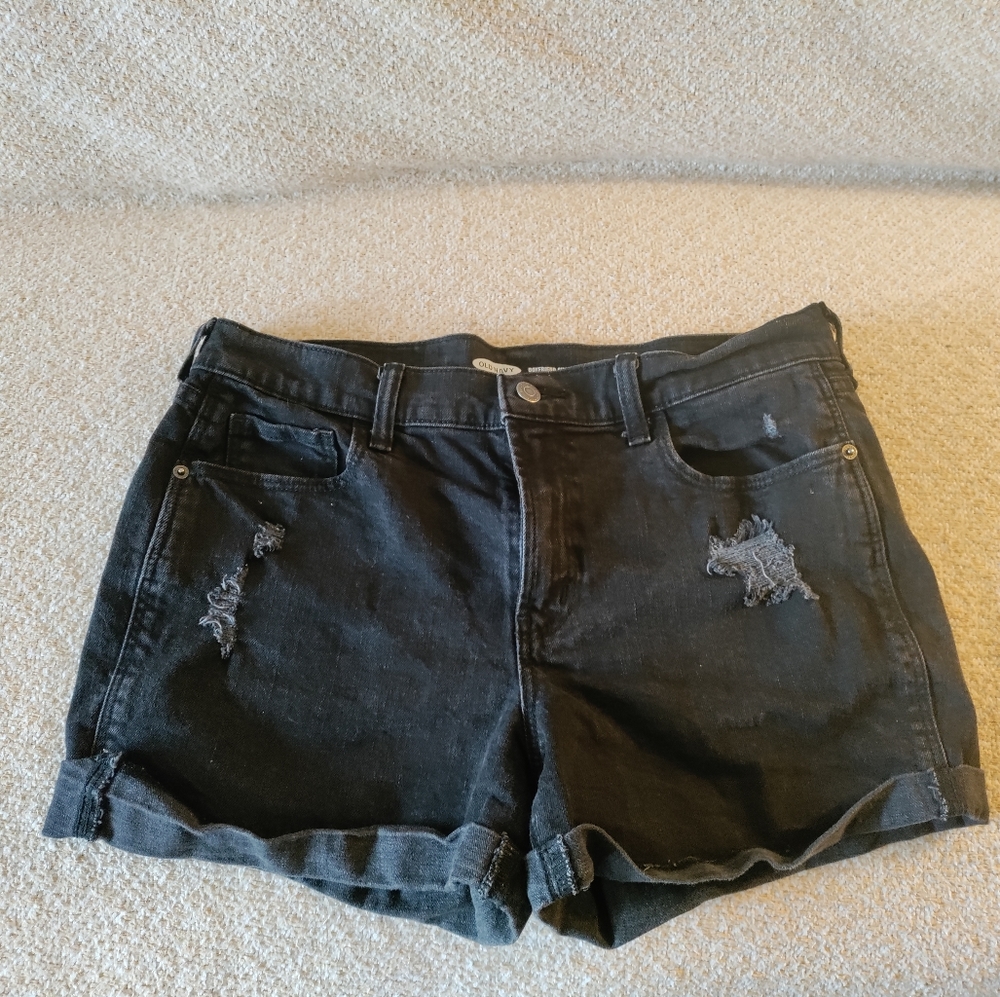 Black Old Navy Shorts Midrise